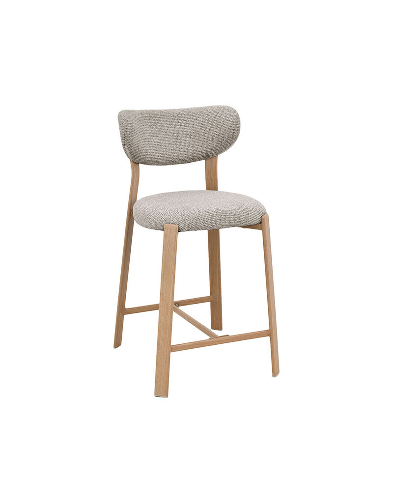 Damn LABEL51 Barkruk Mika - Beige - Prestige - Laag