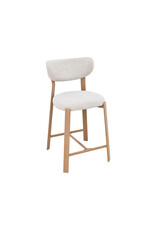Damn LABEL51 Barkruk Mika - Naturel - Prestige - Laag