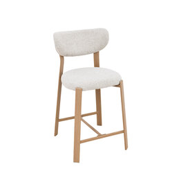 Damn LABEL51 Barkruk Mika - Naturel - Prestige - Laag