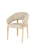 Damn Chair Sedia with armrest - natural