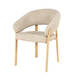 Damn Chair Sedia with armrest - natural