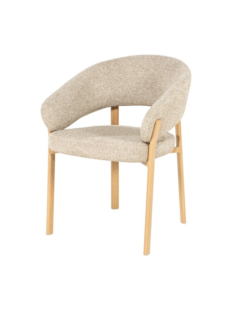 Damn Chair Sedia with armrest - natural