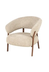 Damn Lounge chair Sedia - brown