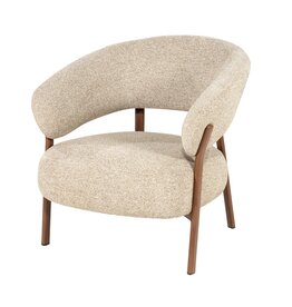 Damn Lounge chair Sedia - brown