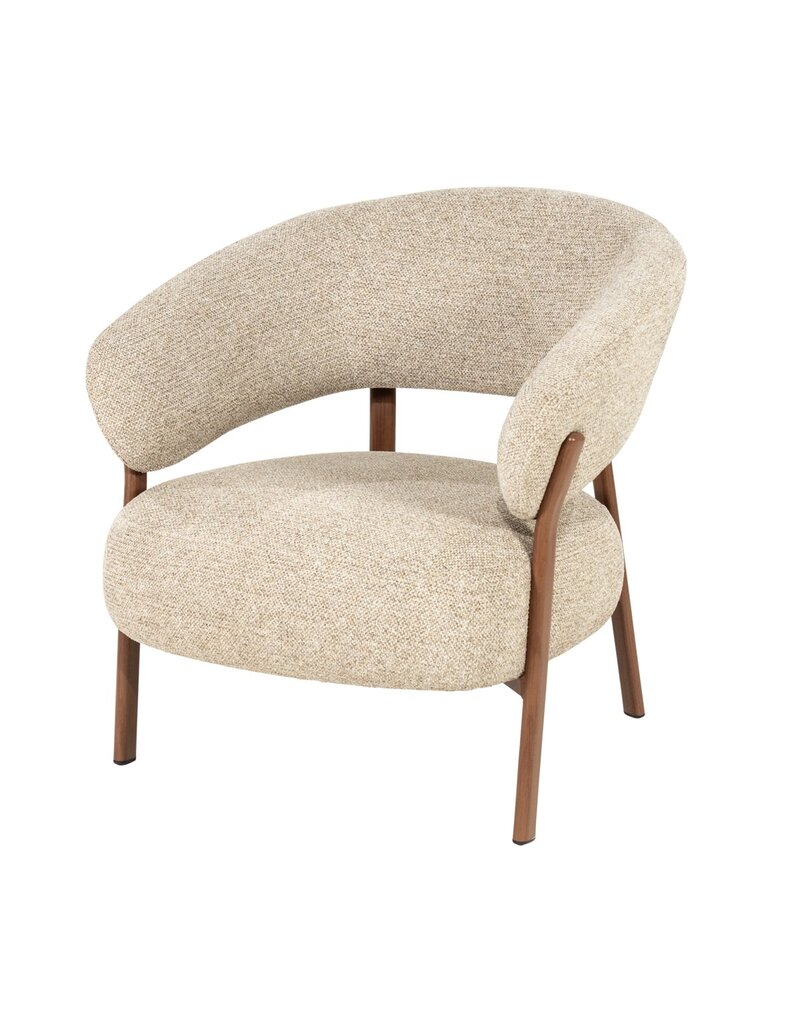 Damn Lounge chair Sedia - brown