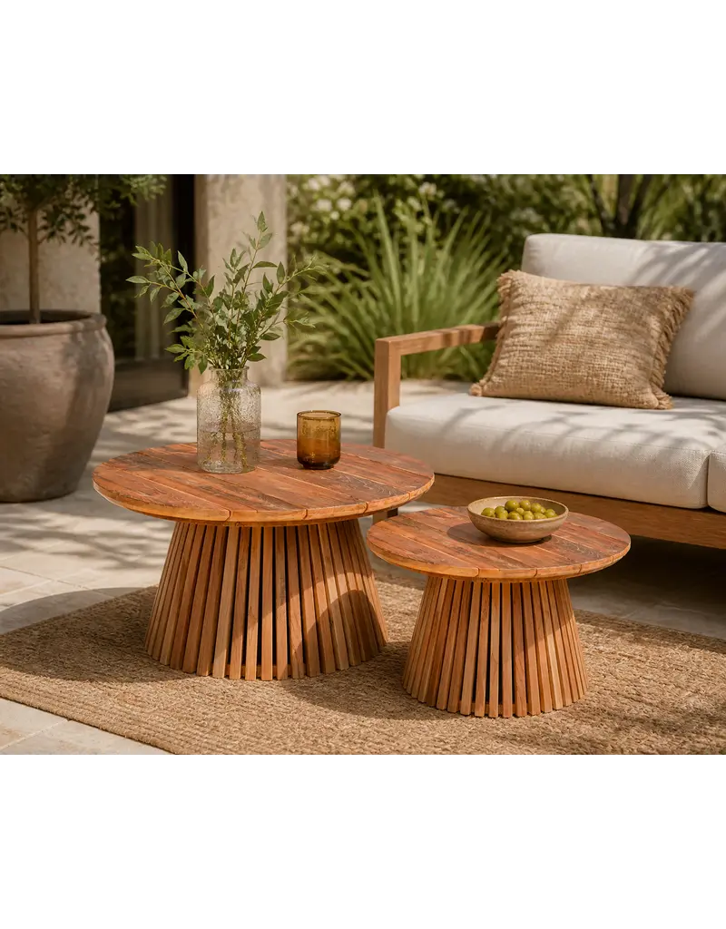 Damn Tuin Salontafel Negara Teak Kegel 80