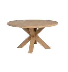 Damn Tuintafel Teak rond 140cm