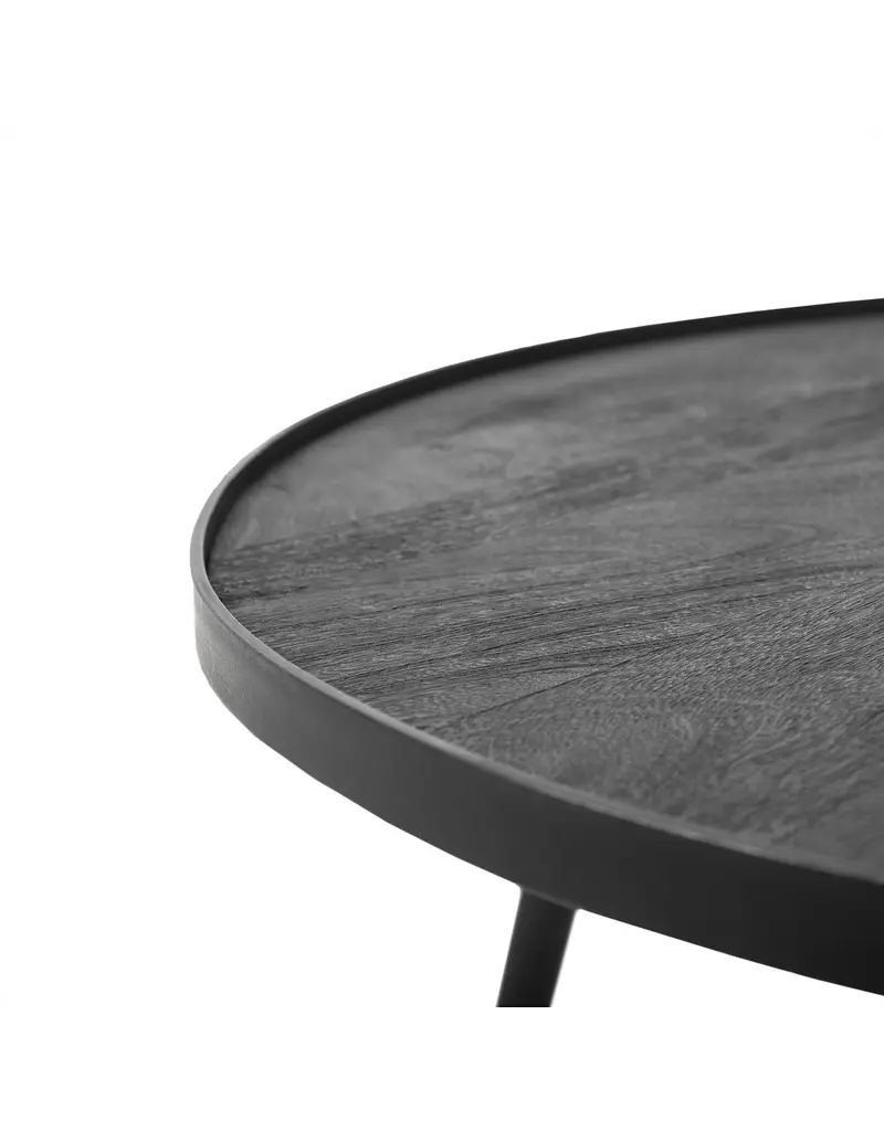 Damn Salontafel Rond Zwart Set van 2
