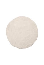 Damn LABEL51 Vloerkleden Rima - Ivoor - Synthetisch - 200x200 cm - Rond