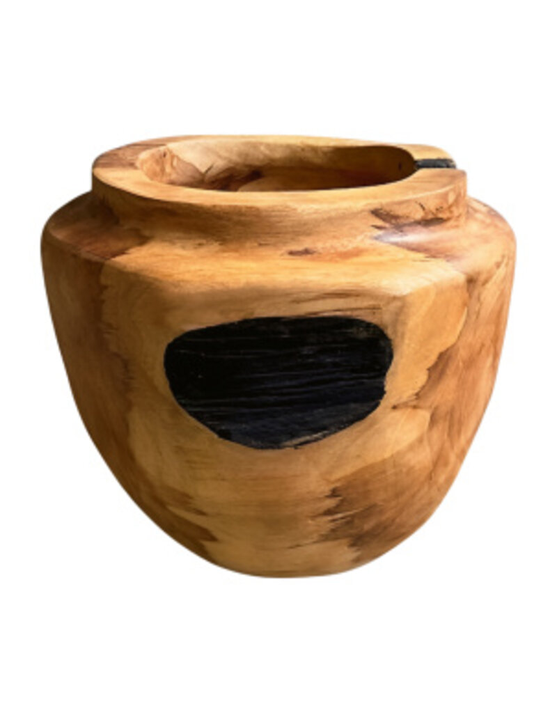 Damn Teak vase L D25H23cm