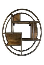 Damn Round wallshelve D60 steel