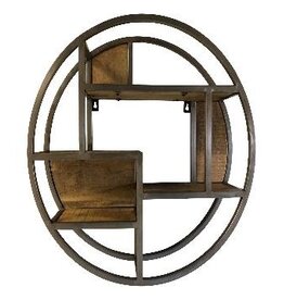 Damn Round wallshelve D60 steel