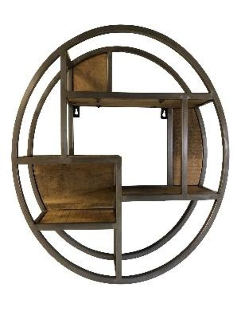 Damn Round wallshelve D60 steel