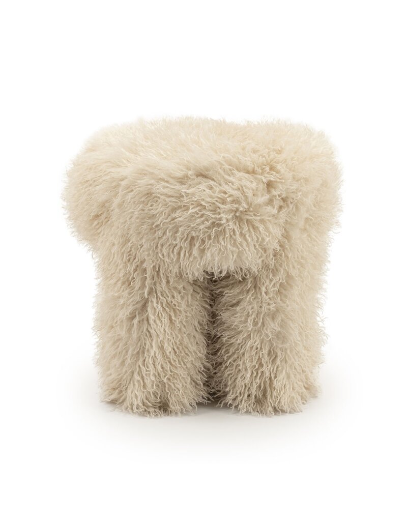 Damn Stool Doodly - beige