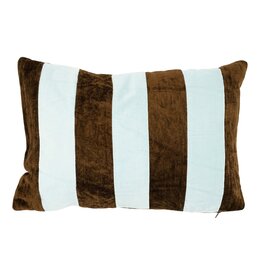 Damn Stripey 40x60 cm - light blue / brown -