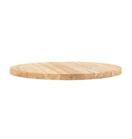 Damn Salontafel Blad Rond Teak 80