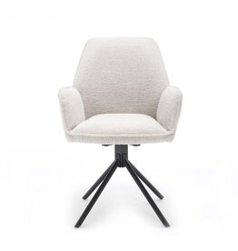 Damn Eetkamerstoel Noah Boucle Beige