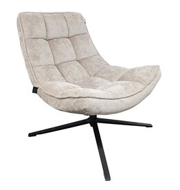 Damn Draaifauteuil Sep in stof perfect harmony beige**