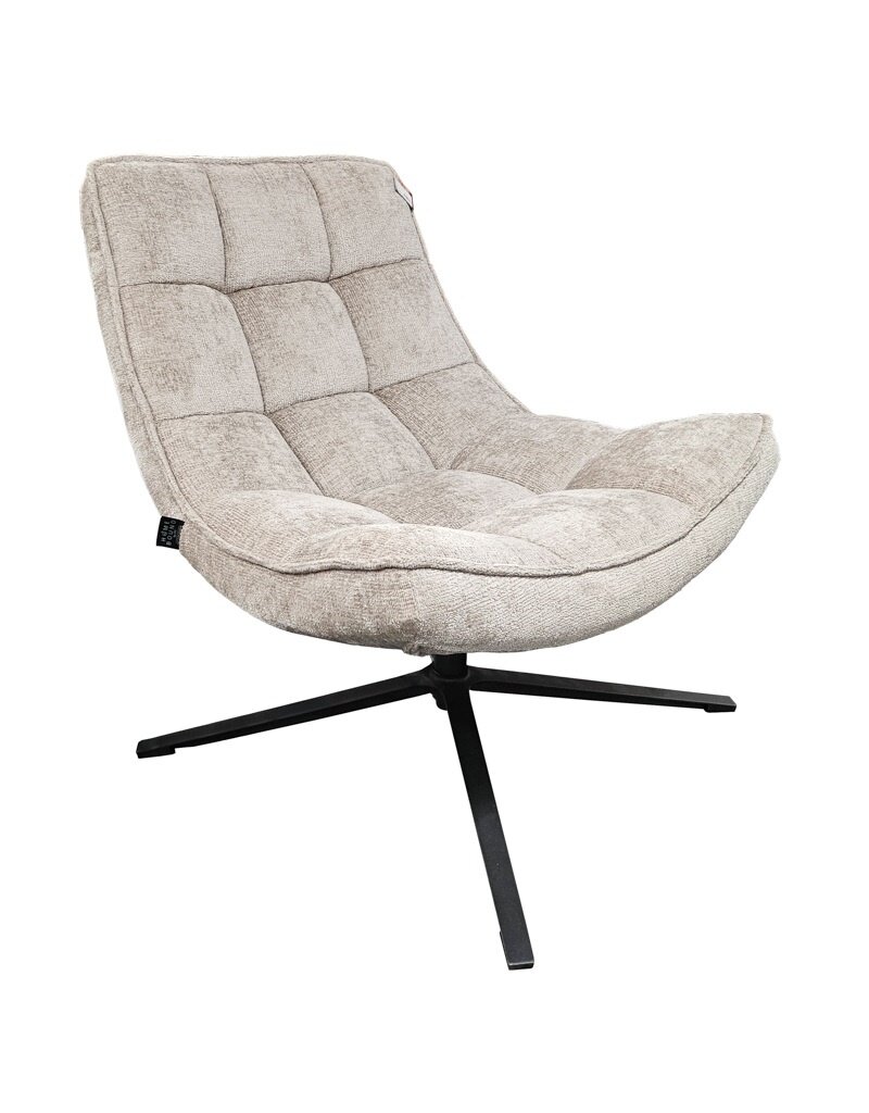 Damn Draaifauteuil Sep in stof perfect harmony beige**