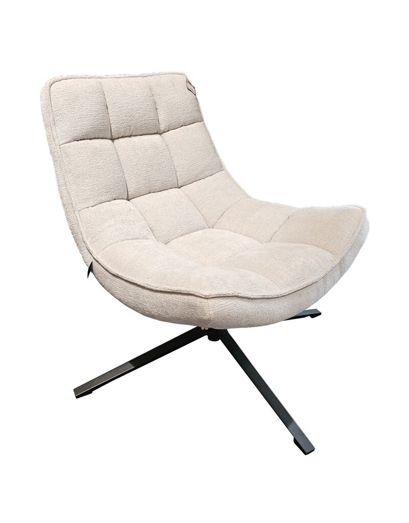 Damn Draaifauteuil Sep in stof perfect harmony white**