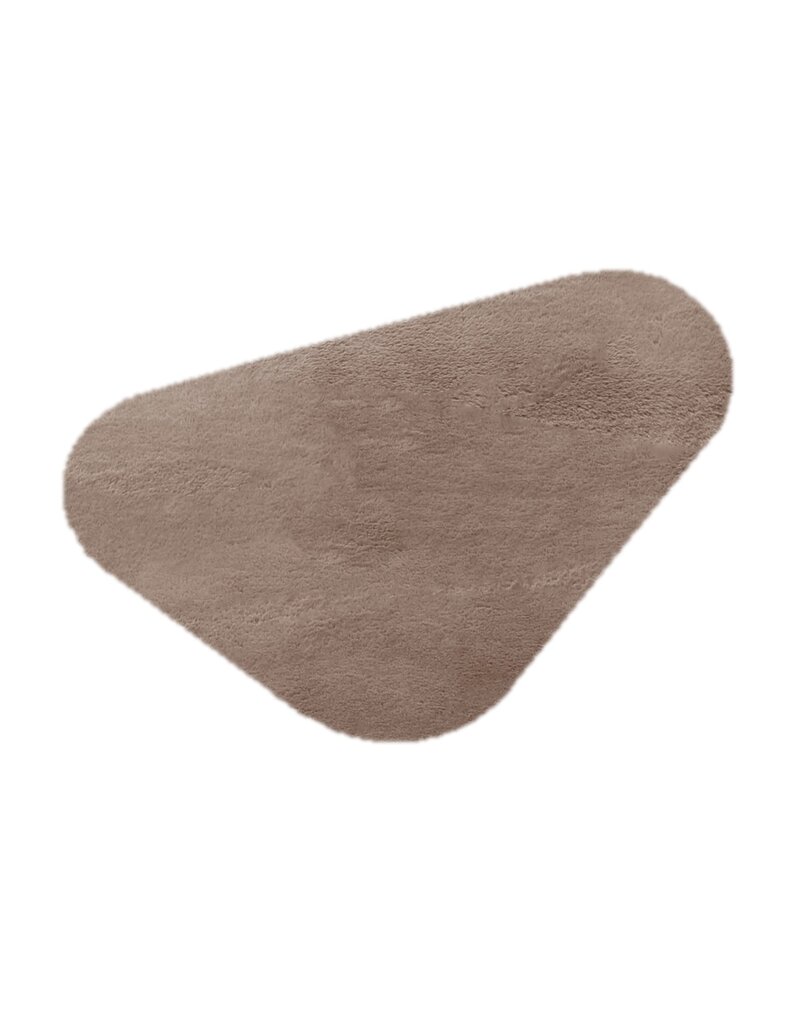 Damn Karpet Fluffy Liro driehoek 170x240cm bruin