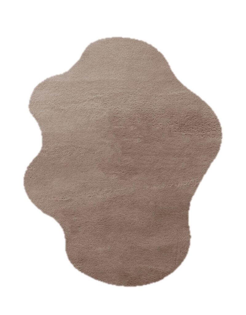Damn Karpet Fluffy Daro organisch 200x250cm bruin