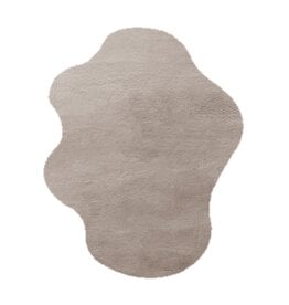 Damn Karpet Fluffy Daro organisch 200x250cm taupe