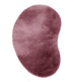 Damn Karpet Fluffy Miro kidney 200x300cm burgundy