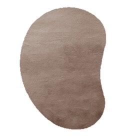 Damn Karpet Fluffy Miro kidney 200x300cm bruin