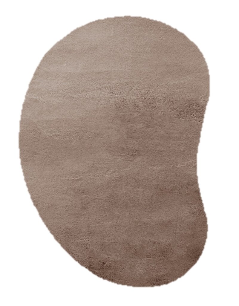 Damn Karpet Fluffy Miro kidney 200x300cm bruin
