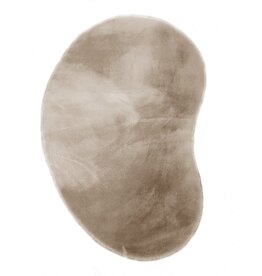 Damn Karpet Fluffy Miro kidney 170x240cm taupe wb