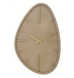 Damn Wandklok Evia organisch beige