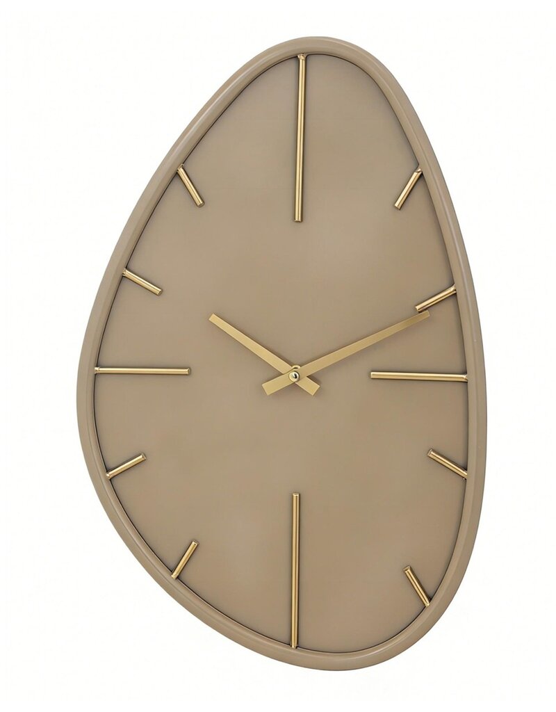 Damn Wandklok Evia organisch beige