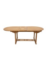 Damn Uitschuifbare tuintafel ovaal  180cm