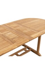 Damn Uitschuifbare tuintafel ovaal  180cm