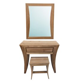 Damn Dressoir set met spiegel en kruk