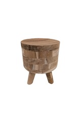 Damn Kruk rond teak