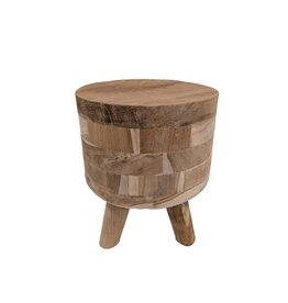 Damn Kruk rond teak