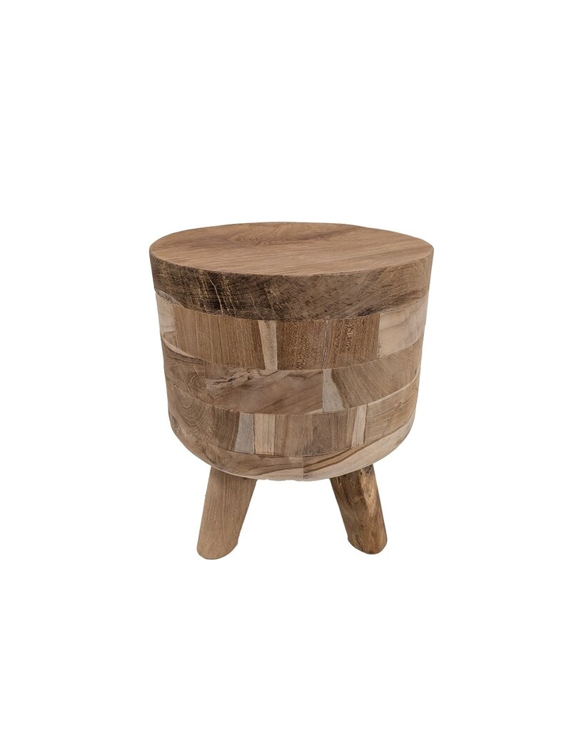 Damn Kruk rond teak