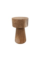 Damn Bijzettafel teak rond