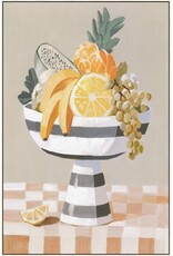 Damn Schilderij 70x105cm stilleven fruitschaal
