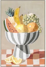Damn Schilderij 70x105cm stilleven fruitschaal