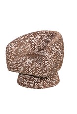 Damn Draaifauteuil Esmee in stof Trust bruin