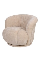 Damn Draaifauteuil Lucie in stof Blink beige