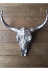 Damn Skull silver 62 cm