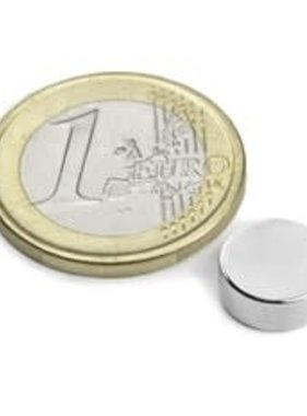Neodymium magneet 4 mm, set van 10 stuks
