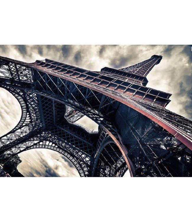 Glas Art Glasschilderij - De Eiffeltoren