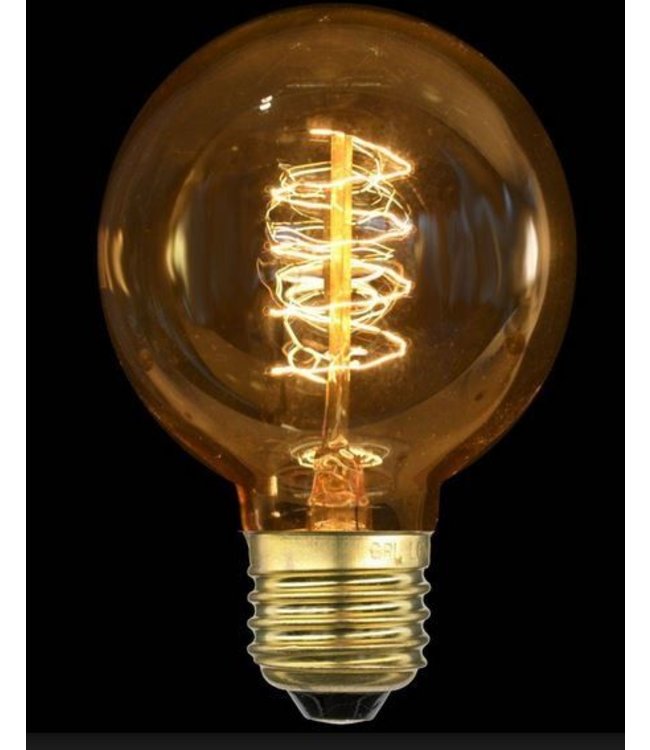 Home Industriële gloeilampen - Kooldraadlamp Globe 120