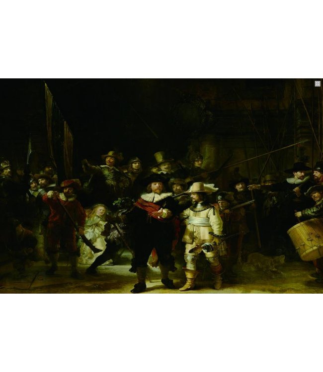 Glasschilderij - De Nachtwacht