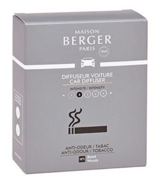 Maison Berger - Auto parfum navulling  Anti odeur -  Tabac